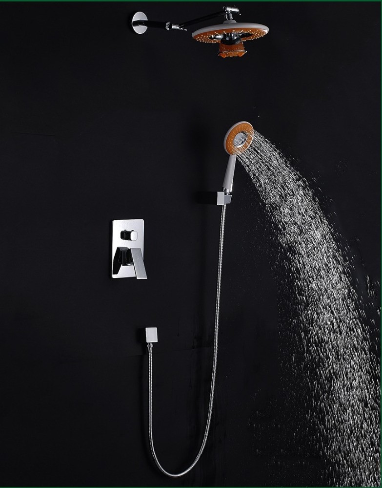 Charleroi Polished Chrome With Bluetooth Music Bathroom Shower Set 